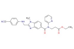 eMolecules​ 211915-84-3 | Ethyl 3-(2-(((4-cyanophenyl)amino)methyl)-1-methyl-N-(pyridin-2-yl)-1H-benzo[d]imidazole-5-carboxamido)propanoate