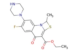 eMolecules​ Ethyl 6-fluoro-1-methyl-4-oxo-7-(piperazin-1-yl)-1,4-dihydro-[1,3]thiazeto[3,2-a]quinoline-3-carboxylate