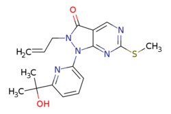 eMolecules​ 2-Allyl-1-(6-(2-hydroxypropan-2-yl)pyridin-2-yl)-6-(methylthio)-1H-pyrazolo[3,4-d]pyrimidin-3(2H)-one