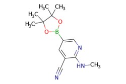 eMolecules​ 1346809-48-0 | 2-(Methylamino)-5-(4,4,5,5-tetramethyl-1,3,2-dioxaborolan-2-yl)nicotinonitrile