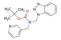 eMolecules​ tert-Butyl N-(1H-1,2,3-benzotriazol-1-ylmethyl)-N-(pyridin-3-ylmethyl)carbamate