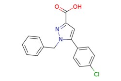 eMolecules​ 1-Benzyl-5-(4-chlorophenyl)-1H-pyrazole-3-carboxylic acid |