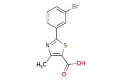 eMolecules​&nbsp;4-Methyl-2-(3-bromophenyl)thiazole-5-carboxylic acid | 927974-39-8 | MFCD06857947 | 1g