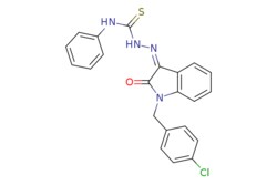 eMolecules​ 3-{[(3Z)-1-[(4-Chlorophenyl)methyl]-2-oxo-2,3-dihydro-1H-indol-3-ylidene]amino}-1-phenylthiourea