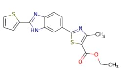 eMolecules​ Ethyl 2-[(2-(2-thienyl)benzimidazol)-6-yl]-4-methylthiazole-5-carboxylate