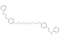eMolecules​ 203805-29-2 | (1E,1'E)-1,1'-{1,2-Ethanediylbis[oxy-2,1-ethanediyloxy-4,1-phenylene(E)methylylidene]}bis-(2-phenylhydrazine)
