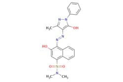 eMolecules​ 3-Hydroxy-4-[(E)-2-(5-hydroxy-3-methyl-1-phenyl-1H-pyrazol-4-yl)diazen-1-yl]-N,N-dimethylnaphthalene-1-sulfonamide