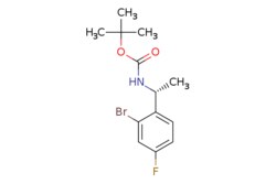 eMolecules​ tert-Butyl N-[(1R)-1-(2-bromo-4-fluorophenyl)ethyl]carbamate