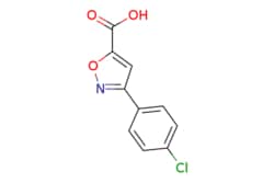eMolecules​ 3-(4-chlorophenyl)-1,2-oxazole-5-carboxylic acid | 338982-11-9 | MFCD01935955 | 1g