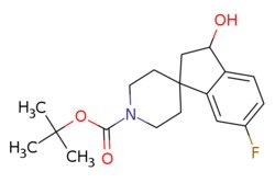 eMolecules​ tert-Butyl 3-hydroxy-6-fluoro-2,3-dihydrospiro[indene-1,4'-piperidine]-1'-carboxylate
