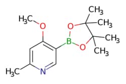 eMolecules​&nbsp;2379560-84-4 | (4-Methoxy-6-methylpyridin-3-yl)boronic acid pinacol ester | J & W PharmLab LLC249.120 | C13H20BNO3 | 96.000 | COc1cc(C)ncc1B1OC(C)(C)C(C)(C)O1 | 1g | 448727111