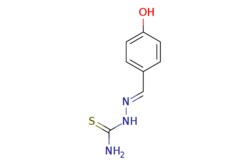 eMolecules​&nbsp;5339-74-2 | 2-[(4-Hydroxyphenyl)methylene]-hydrazinecarbothioamide | Oakwood Chemical | MFCD00461931 | 195.240 | C8H9N3OS | 0.000 | NC(=S)N\N=C\c1ccc(O)cc1 | 10mg | 537703431