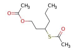 eMolecules​&nbsp;136954-25-1 | 3-(Acetylthio)hexyl acetate | Oakwood Chemical | MFCD02093915 | 218.310 | C10H18O3S | 98.000 | CCCC(CCOC(C)=O)SC(C)=O | 1g | 537710908