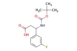 eMolecules​ 3-[(tert-Butoxycarbonyl)amino]-3-(3-fluorophenyl) propanoic