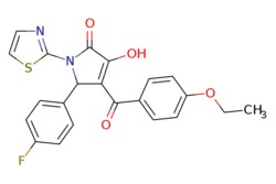 eMolecules​ 4-(4-Ethoxybenzoyl)-5-(4-fluorophenyl)-1,5-dihydro-3-hydroxy-1-(2-thiazolyl)-2H-pyrrol-2-one | 381702-30-3 | MFCD02997108 | 10mg