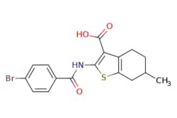 eMolecules​ 2-(4-Bromo-benzoylamino)-6-methyl-4,5,6,7-tetrahydro-benzo[b]thiophene-3-carboxylic acid | 331962-37-9 | MFCD01127569 | 250mg