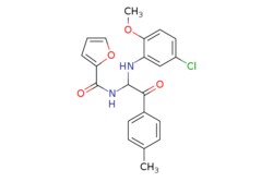 eMolecules​ N-[1-[(5-Chloro-2-methoxyphenyl)amino]-2-(4-methylphenyl)-2-oxoethyl]-2-furancarboxamide
