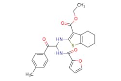 eMolecules​&nbsp;Ethyl 2-{[1-(furan-2-ylformamido)-2-(4-methylphenyl)-2-oxoethyl]amino}-4,5,6,7-tetrahydro-1-benzothiophene-3-carboxylate | 425652-31-9 | MFCD01457670 | 10mg