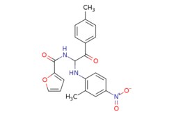 eMolecules​ N-[1-[(2-Methyl-4-nitrophenyl)amino]-2-(4-methylphenyl)-2-oxoethyl]-2-furancarboxamide