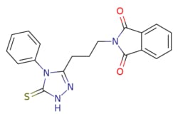 eMolecules​ 2-[3-(4-Phenyl-5-sulfanylidene-4,5-dihydro-1H-1,2,4-triazol-3-yl)propyl]-2,3-dihydro-1H-isoindole-1,3-dione