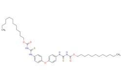 eMolecules​ Dodecyl N-[(4-{4-[({[(dodecyloxy)carbonyl]amino}methanethioyl)-amino]phenoxy}phenyl)carbamothioyl]-carbamate