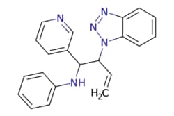 eMolecules​ N-[2-(1H-1,2,3-Benzotriazol-1-yl)-1-(pyridin-3-yl)but-3-en-1-yl]aniline