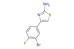 eMolecules​&nbsp;676348-24-6 | 4-(3-Bromo-4-fluorophenyl)thiazol-2-ylamine | Oakwood Chemical | MFCD03424578 | 273.120 | C9H6BrFN2S | 0.000 | Nc1nc(cs1)-c1ccc(F)c(Br)c1 | 1g | 537674401
