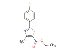eMolecules​&nbsp;317319-17-8 | Ethyl 2-(4-Fluorophenyl)-4-methylthiazole-5-carboxylate | Oakwood Chemical | MFCD08443675 | 265.300 | C13H12FNO2S | 99.000 | CCOC(=O)c1sc(nc1C)-c1ccc(F)cc1 | 25g | 537684866