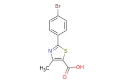 eMolecules​&nbsp;2-(4-Bromophenyl)-4-methylthiazole-5-carboxylic acid | 58765-86-9 | MFCD09800722 | 1g