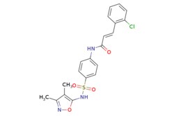 eMolecules​ (2E)-3-(2-Chlorophenyl)-N-{4-[(dimethyl-1,2-oxazol-5-yl)sulfamoyl]phenyl}prop-2-enamide