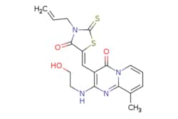 eMolecules​&nbsp;2-[(2-Hydroxyethyl)amino]-9-methyl-3-[[4-oxo-3-(2-propen-1-yl)-2-thioxo-5-thiazolidinylidene]methyl]-4H-pyrido[1,2- | 374094-29-8 | MFCD01951455 | 10mg