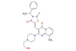 eMolecules​&nbsp;5-({2-[4-(2-hydroxyethyl)piperazin-1-yl]-9-methyl-4-oxo-4H-pyrido[1,2-a]pyrimidin-3-yl}methylidene)-3-(1-phenylethyl)-2-sulfanylidene- | 477734-59-1 | MFCD03301080 | 10mg
