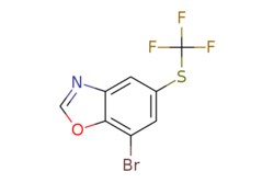 eMolecules​ 7-Bromo-5-[(trifluoromethyl)thio]-1,3-benzoxazole | 1432075-83-6