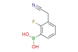 eMolecules​ 3-(Cyanomethyl)-2-fluorobenzeneboronic acid | | MFCD30723348