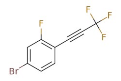 eMolecules​ 4-Bromo-2-fluoro-1-(3,3,3-trifluoroprop-1-ynyl)benzene | 2137951-06-3