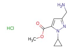 eMolecules​ Methyl 5-(aminomethyl)-2-cyclopropyl-pyrazole-3-carboxylate