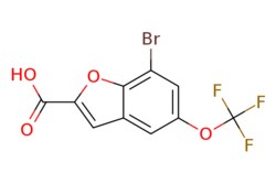 eMolecules​&nbsp;7-Bromo-5-(trifluoromethoxy)benzofuran-2-carboxylic acid | 2379918-53-1 |  | 1g