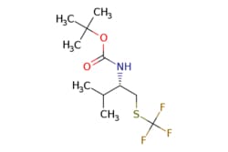 eMolecules​ tert-Butyl (S)-(3-methyl-1-((trifluoromethyl)thio)butan-2-yl)carbamate