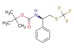eMolecules​ tert-Butyl (R)-(1-phenyl-2-((trifluoromethyl)thio)ethyl)carbamate