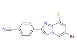 eMolecules​ 4-(6-Bromo-8-fluoroimidazo[1,2-a]pyridin-2-yl)benzonitrile | 2379918-56-4 |  | 1g