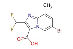 eMolecules​ 6-Bromo-2-(difluoromethyl)-8-methylimidazo[1,2-a]pyridine-3-carboxylic