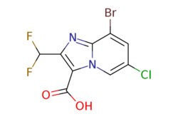 eMolecules​ 8-Bromo-6-chloro-2-(difluoromethyl)imidazo[1,2-a]pyridine-3-carboxylic