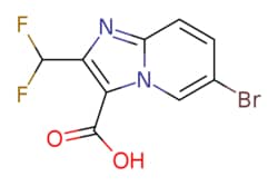 eMolecules​ 6-Bromo-2-(difluoromethyl)imidazo[1,2-a]pyridine-3-carboxylic