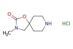 eMolecules​&nbsp;613675-34-6 | 3-Methyl-1-oxa-3,8-diaza-spiro[4.5]decan-2-one hydrochloride | J & W PharmLab LLC | MFCD18483550 | 206.670 | C8H15ClN2O2 | 96.000 | Cl.CN1CC2(CCNCC2)OC1=O | 5g | 309210283