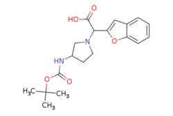 eMolecules​ Benzofuran-2-yl-(3-Boc-amino-pyrrolidin-1-yl)-acetic acid |