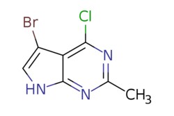 eMolecules​ 5-bromo-4-chloro-2-methyl-7H-pyrrolo[2,3-d]pyrimidine | 1111237-76-3