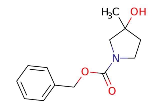 eMolecules benzyl 3-hydroxy-3-methylpyrrolidine-1-carboxylate | 1262409 ...