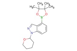 eMolecules​ 1-(oxan-2-yl)-4-(tetramethyl-1,3,2-dioxaborolan-2-yl)-1H-indazole