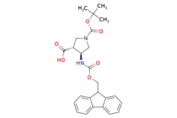 eMolecules​ (3R,4S)-1-[(tert-butoxy)carbonyl]-4-{[(9H-fluoren-9-ylmethoxy)carbonyl]amino}pyrrolidine-3-carboxylic