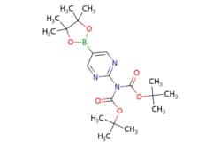 eMolecules​ 1190423-36-9 | tert-butyl N-[(tert-butoxy)carbonyl]-N-[5-(4,4,5,5-tetramethyl-1,3,2-dioxaborolan-2-yl)pyrimidin-2-yl]carbamate